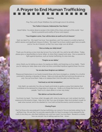 One Page Prayer Guide (1)